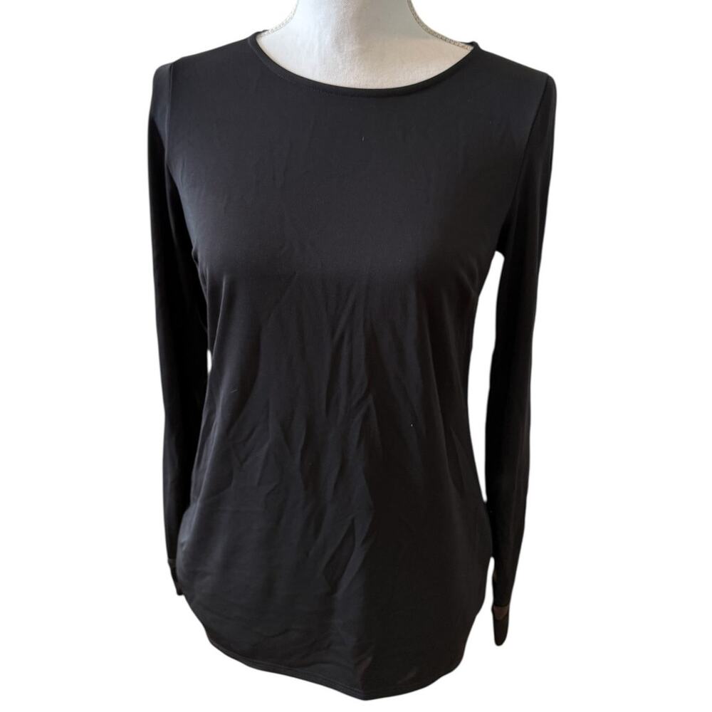 Bailey 44 Long Sleeve Cut Out Top Black S